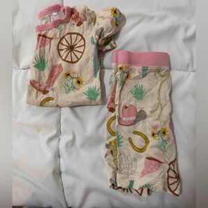 Little Sleepies Western Short Set